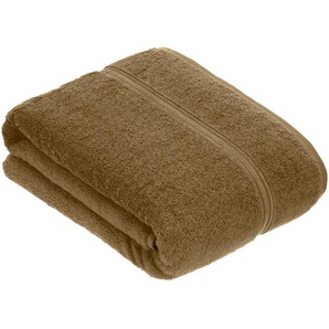 Vossen Badetuch Belief , Braun , Textil , Uni , 100 cm , Made in Austria, Oeko-Tex® Standard 100 , saugfähig, Aufhängeschlaufe, angenehm weich, hochwertige Qualität, schadstoffgeprüft , Badtextilien, Bade- & Duschhandtücher