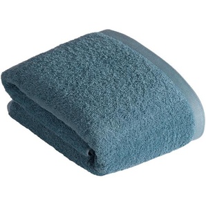 Vossen Badetuch High Line, Petrol, Textil, Uni, 100x150 cm, Made in Austria, Oeko-Tex® Standard 100, saugfähig, Aufhängeschlaufe, angenehm weich,