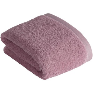 Vossen Badetuch High Line , Rosa , Textil , Uni , 100 cm , Made in Austria, Oeko-Tex® Standard 100 , saugfähig, Aufhängeschlaufe, angenehm weich, hochwertige Qualität, schadstoffgeprüft, vegan , Badtextilien, Bade- & Duschhandtücher