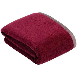 Vossen Badetuch Prato , Rot , Textil , Uni , 150 cm , ISO 9001, Fkt, Made in Austria, Oeko-Tex® Standard 100 , angenehm weich, hochwertige Qualität , Badtextilien, Bade- & Duschhandtücher