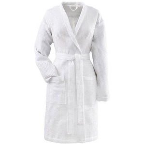 Vossen Damenkurzbademantel Rom, Weiß, Textil, Gr. XL, unisex, Textiles Vertrauen - Oeko-Tex®, Taschen, besonders flauschig, hochwertige Qualität, modische Optik, Badtextilien, Bademäntel