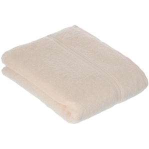 Vossen Duschtuch Belief , Beige , Textil , Uni , 67 cm , Made in Austria, Oeko-Tex® Standard 100 , saugfähig, Aufhängeschlaufe, angenehm weich, hochwertige Qualität, Bordüre, schadstoffgeprüft , Badtextilien, Bade- & Duschhandtücher
