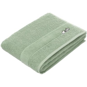 Vossen Duschtuch Sleepy Snoopy, Grün, Textil, Uni, 67x140 cm, ISO 9001, Fkt, Made in Austria, Oeko-Tex® Standard 100, Badtextilien, Duschtücher
