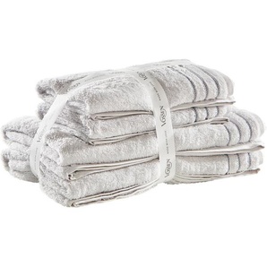 Vossen Frottierset Grossetto Bundle, Grau, Textil, 4-teilig, Uni, ISO 9001, Fkt, Made in Austria, Oeko-Tex® Standard 100, hochwertige Qualität,