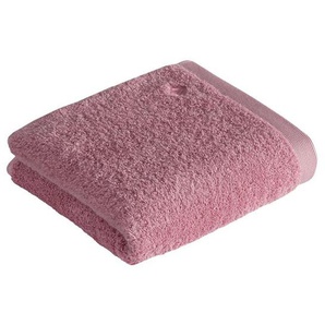 Vossen Handtuch High Line, Rosa, Textil, Uni, 50x100 cm, Made in Austria, Oeko-Tex® Standard 100, saugfähig, Aufhängeschlaufe, angenehm weich,