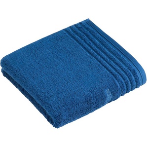 Handtuch VOSSEN Vienna Style Supersoft Handtücher Gr. B/L: 50 cm x 100 cm (1 St.), blau (deep blue) Handtücher Supersoft Baumwolle