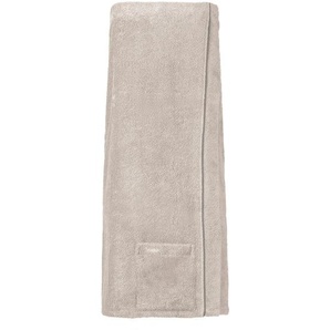 Vossen Saunakilt Livina, Beige, Uni, 80x140 cm, Oeko-Tex® Standard 100, Freizeit, Wellness, Saunatücher