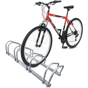 Vounot - Fahrradständer, Boden und Wandmontage, Silber