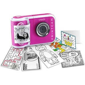 Vtech® KidiZoom Print Cam pink Kinderkamera (5 MP, mit eingebautem Thermodrucker)
