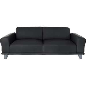 W.SCHILLIG 2,5-Sitzer montanaa, mit Metallkufen in Silber matt, Breite 232 cm