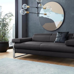 W.SCHILLIG 2-Sitzer »finn«, German Design Award 2016, Fußgestell Chrom glänzend, Breite 210 cm