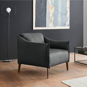 W.SCHILLIG Cocktailsessel sally, mit Metall-Winkelfüßen in Bronze pulverbeschichtet