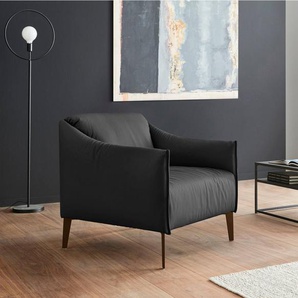 W.SCHILLIG Cocktailsessel sally, mit Metall-Winkelfüßen in Bronze pulverbeschichtet