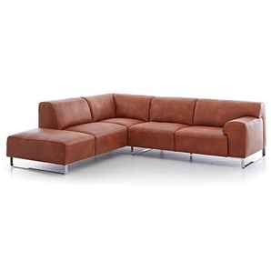 W.SCHILLIG Ecksofa alessiio 20550 Leder Z75/50 cognac