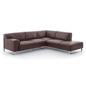 W.SCHILLIG Ecksofa alessiio 20550 Leder Z83/54 chocolate