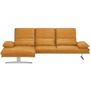 W.SCHILLIG Ecksofa aus Mikrofaser Broadway - orange - Materialmix - 291 cm - 94 cm - cm 164,0 | Möbel Kraft