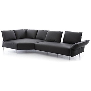W.SCHILLIG Ecksofa bonnie 16660 Leder Z59/99 schwarz