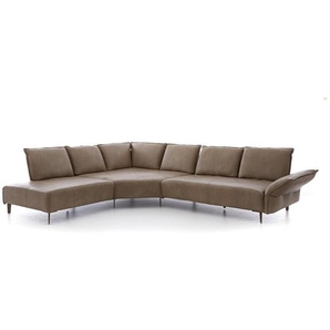 W.SCHILLIG Ecksofa bonnie 16660 Leder Z75/49 sand
