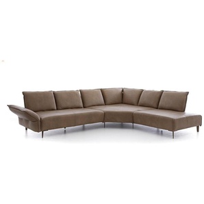 W.SCHILLIG Ecksofa bonnie 16660 Leder Z75/49 sand