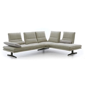 W.SCHILLIG Ecksofa broadway 16777 (B 284 cm) Stoff V87/48 sand