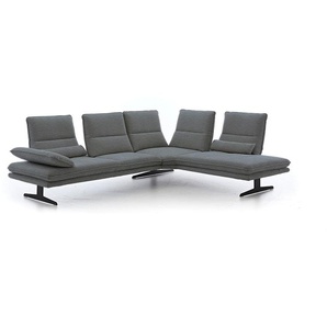 W.SCHILLIG Ecksofa broadway 16777 (B 284 cm) Stoff V88/93 graphite