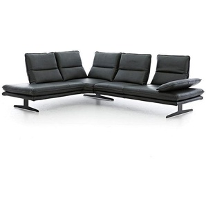 W.SCHILLIG Ecksofa broadway 16777 Leder Z84/39 forest