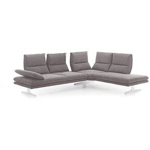 W.SCHILLIG Ecksofa broadway 16777 Stoff R66/49 stone