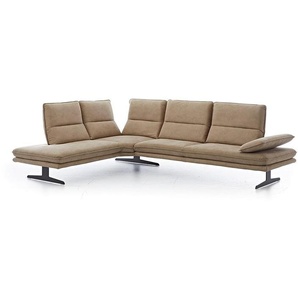 W.SCHILLIG Ecksofa broadway 16777 Stoff S37/49 taupe