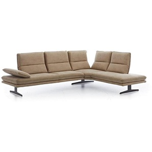 W.SCHILLIG Ecksofa broadway 16777 Stoff S37/49 taupe