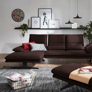 W.SCHILLIG Ecksofa broadway, Designsofa mit tollem Sitzkomfort, Sitztiefenverstellung, Kopfteil- & Seitenteilverstellung, Breite 291cm