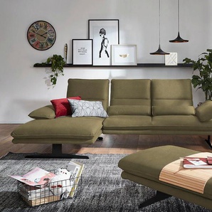 W.SCHILLIG Ecksofa broadway, Designsofa mit tollem Sitzkomfort, Sitztiefenverstellung, Kopfteil- & Seitenteilverstellung, Breite 291cm