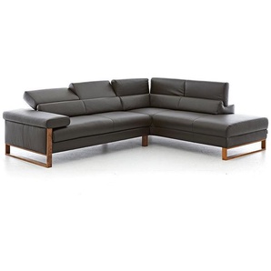W.SCHILLIG Ecksofa finn 20974 Leder Z59/54 braun