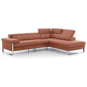 W.SCHILLIG Ecksofa finn 20974 Leder Z69/50 cognac