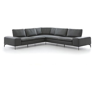 W.SCHILLIG Ecksofa valentinoo 16540 Leder Z59/95 graphit