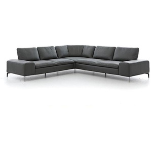 W.SCHILLIG Ecksofa valentinoo 16540 Leder Z59/95 graphit
