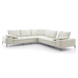 W.SCHILLIG Ecksofa valentinoo 16540 Leder Z73/43 cream white