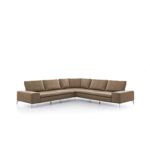 W.SCHILLIG Ecksofa valentinoo 16540 Leder Z75/49 sand
