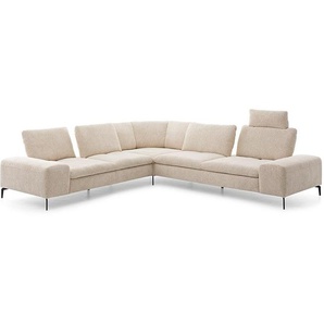 W.SCHILLIG Ecksofa valentinoo 16540 Stoff S75/44 ivory