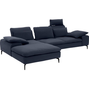 W.SCHILLIG Ecksofa valentinoo, Designsofa, bequem, elegant und zeitlos, L-Form, Set, inklusive Hocker, mit Sitztiefenverstellung, Breite 299 cm