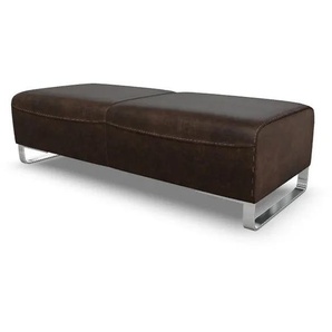 W.SCHILLIG Hocker alessiio 20550 G150 Leder Z83/54 chocolate