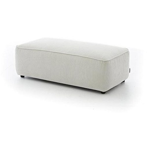 W.SCHILLIG Hocker around-the-block 18050 G120 Stoff S44/43 cream