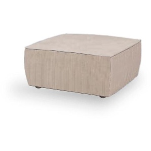 W.SCHILLIG Hocker around-the-block 18050 G80Q Stoff S44/48 ecru