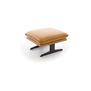 W.SCHILLIG Hocker broadway 16777 G60 Leder Z69/52 kurkuma