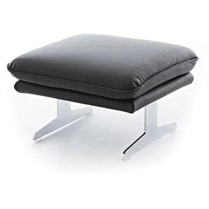 W.SCHILLIG Hocker broadway 16777 G70 Leder Z73/99 nachtschwarz