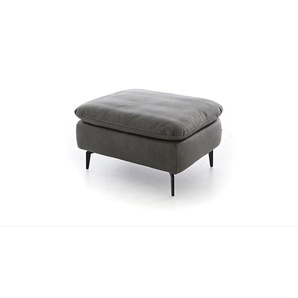 W.SCHILLIG Hocker carlotta 16544 G75 Leder Z75/95 anthracite