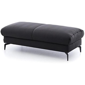 W.SCHILLIG Hocker piedroo 21106 G140 Leder Z59/99 schwarz