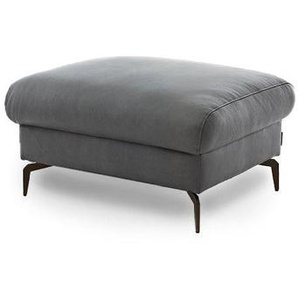 W.SCHILLIG Hocker piedroo 21106 G70 Leder Z59/95 graphit