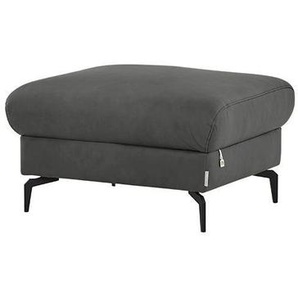 W.SCHILLIG Hocker piedroo 21156 G70 Leder Z69/95 anthracite