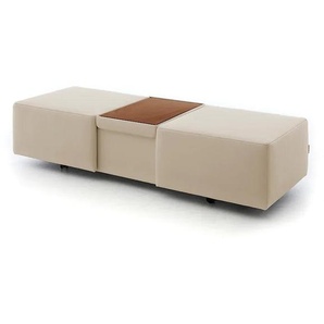 W.SCHILLIG Hocker taboo 22070 GF004 Leder Z59/20 eisgrau