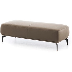 W.SCHILLIG Hocker tavaroo 24470 G140 Leder Z73/49 taupe